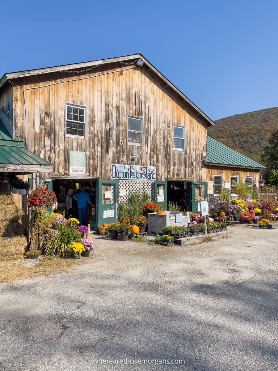 Exterior view of Dutton Farm Stand
