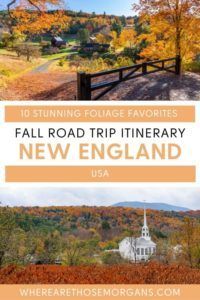 new england road trip itinerary fall