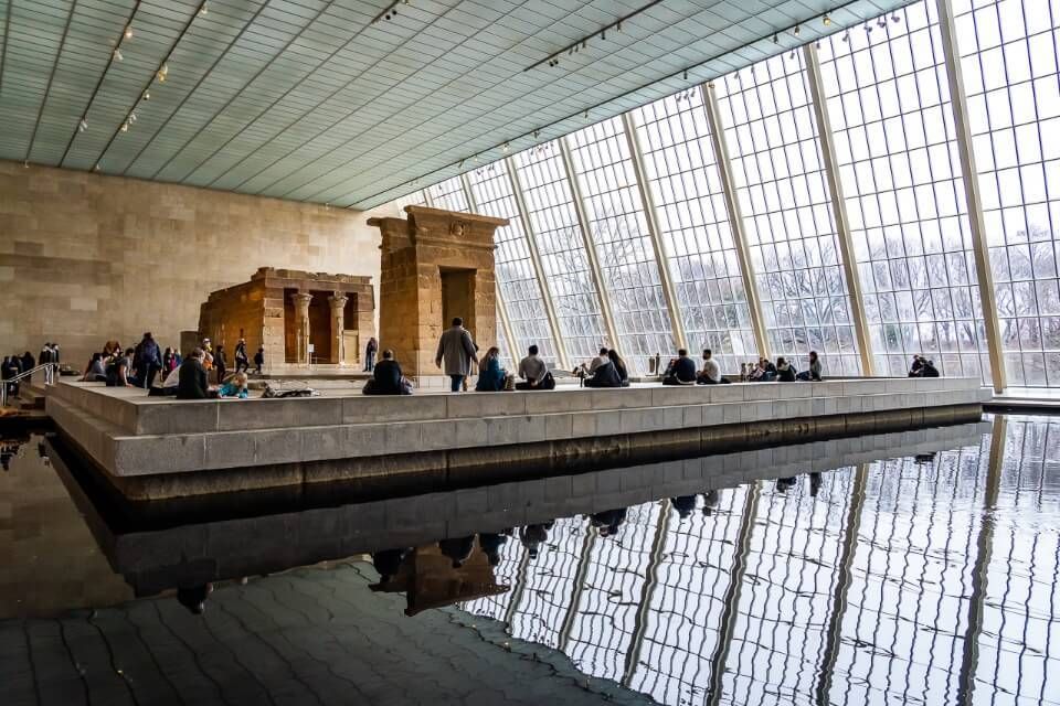 Egyptian exhibit in the MET museum