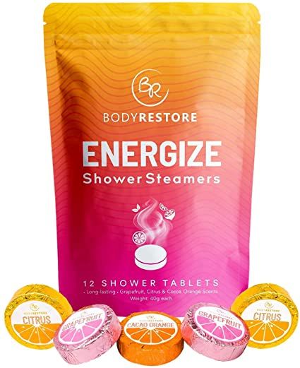 Body Restore Shower Steamers tp help an outdoor woman relax after a hike