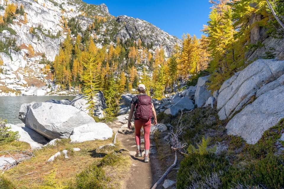 Skirting along the edge of inspiration lake