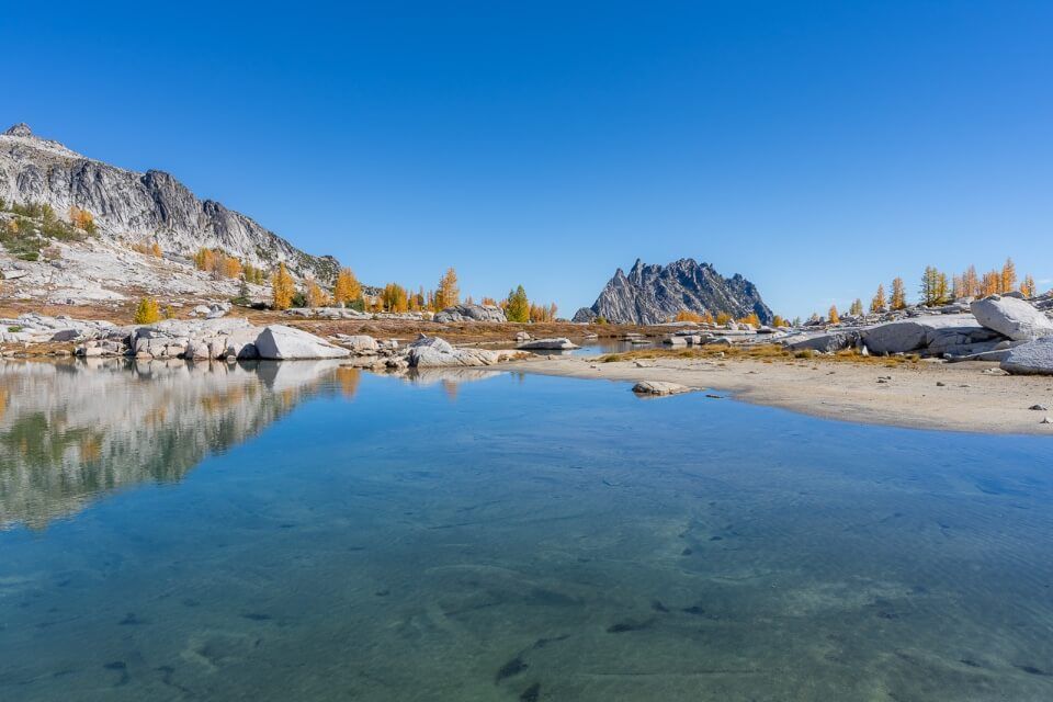 Upper Enchantments shallow lake