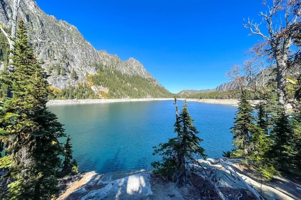 Snow Lakes from a resting point