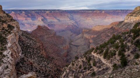 Extraordinary landscape Bright Angel Trail Iconic Grand Canyon day hiking to the Colorado River and Phantom Ranch Where Are Those Morgans