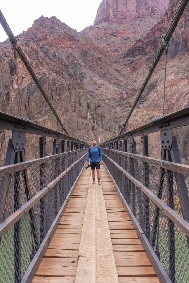 Black bridge on the colorado river