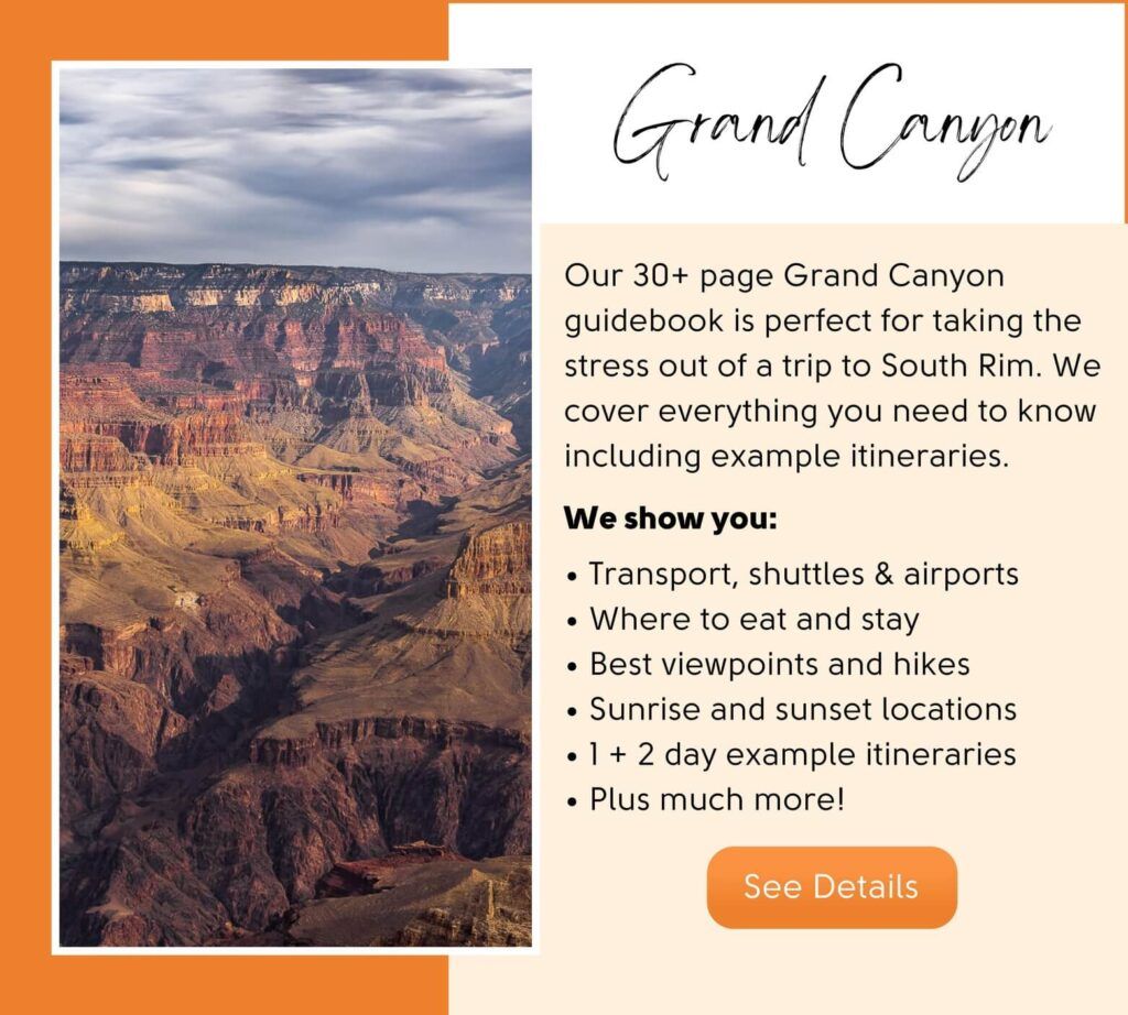 Grand Canyon national park guidebook explanation to buy and download for vacations