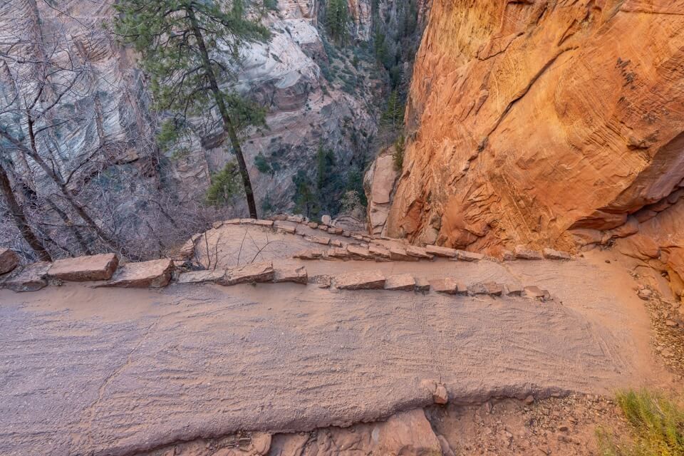 Walters Wiggles is a series of 21 short but steep switchbacks leading up to Scout Lookout and Angels Landing on the popular zion hike in utah