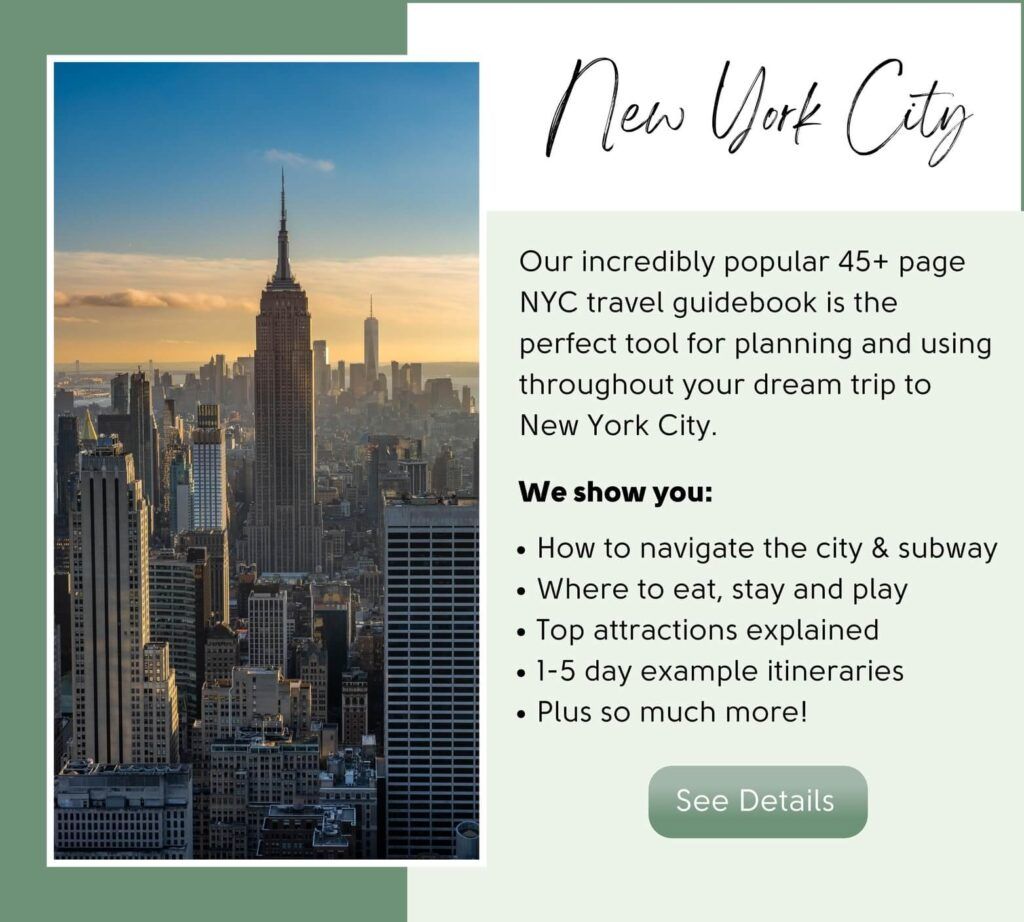 NYC Travel guidebook itineraries in e-book format to help travelers plan vacations to New York City