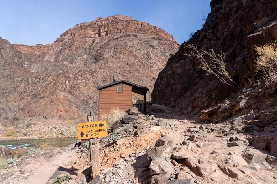 River resthouse pipe creek hiking in grand canyon