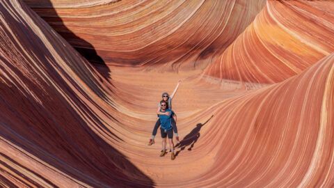 Where Are Those Morgans hiking The Wave after winning a walk in permit in Kanab Utah how to win advanced lottery and daily lottery The Wave new process
