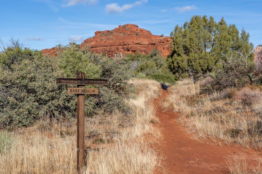 Baby Bell Trail in Sedona Arizona smaller version of Bell Rock