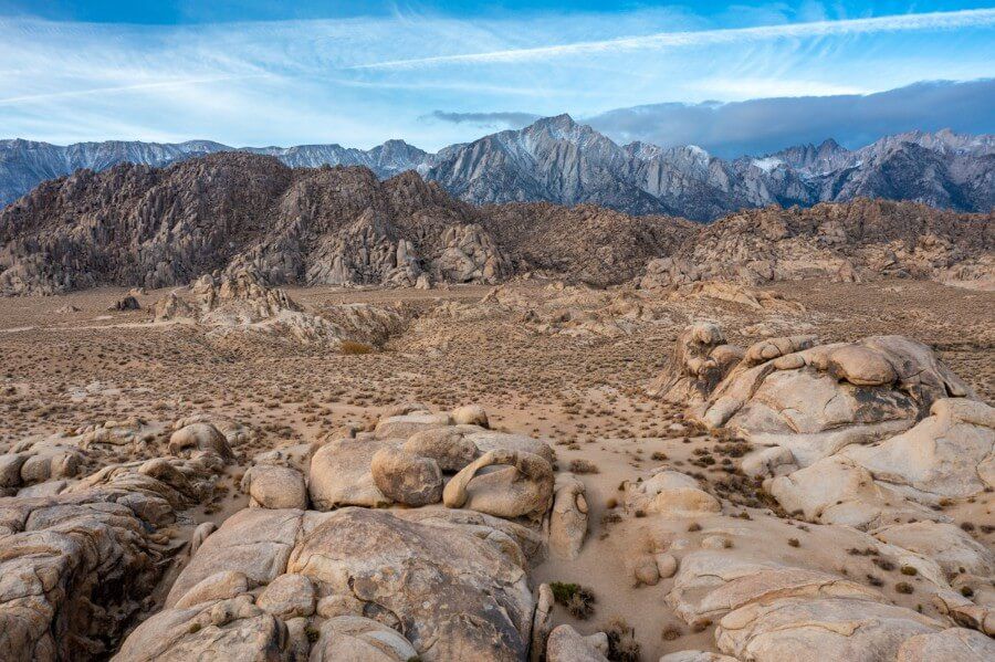 packing for a road trip and hike through Alabama Hills California