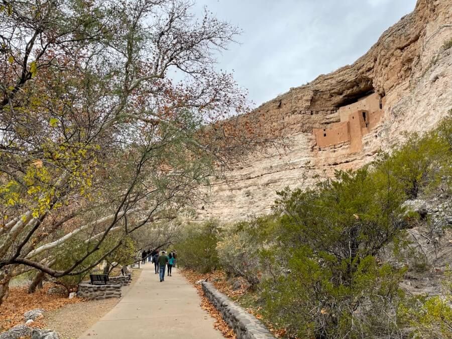 The main trail at the national monument