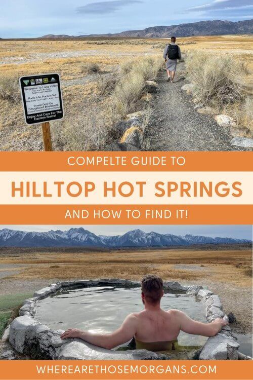 Hilltop hot spring pin