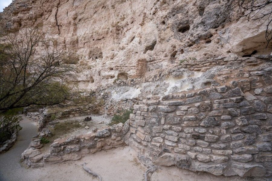 The remaining ruins of Castle A