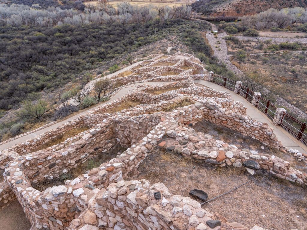Aerial view of Tuzigoot National Monument