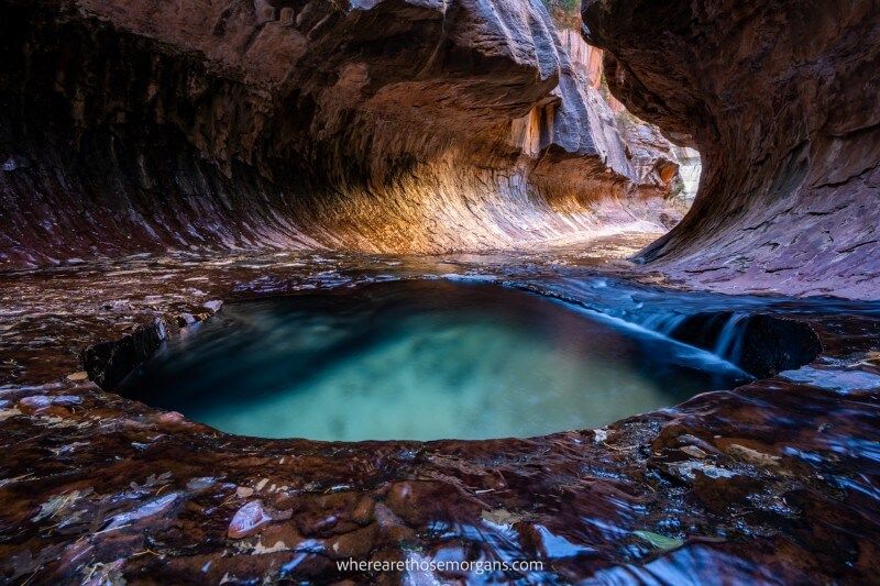 The Subway trail in Zion leads to one of the best hiking climaxes in the US