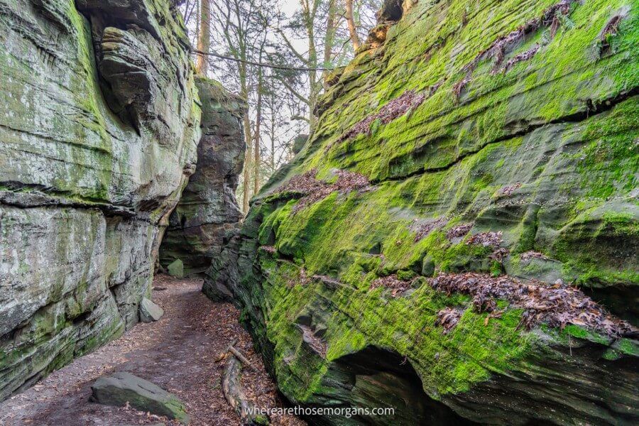 The Ledges Trail in Cuyahoga National Park