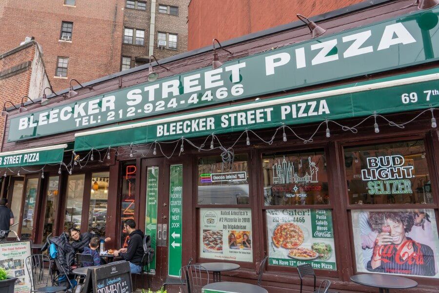Bleecker street Pizza storefront