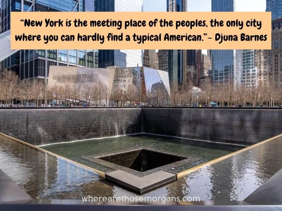 New York is the meeting place of the peoples, the only city where you can hardly find a typical American