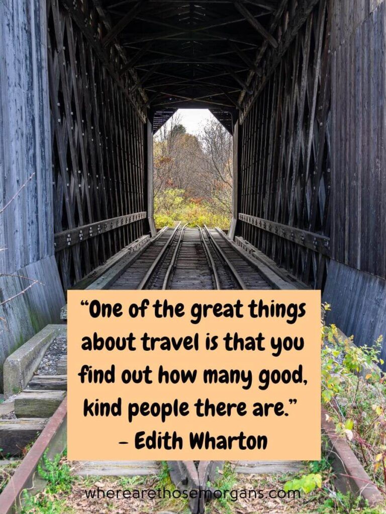 One of the great things about travel is that you find out how many good kind people there are