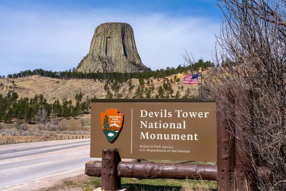 Devils Tower National Monument in the United States of America