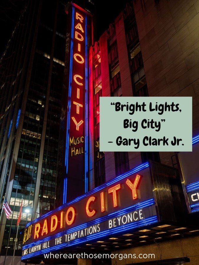 Bright lights, big city