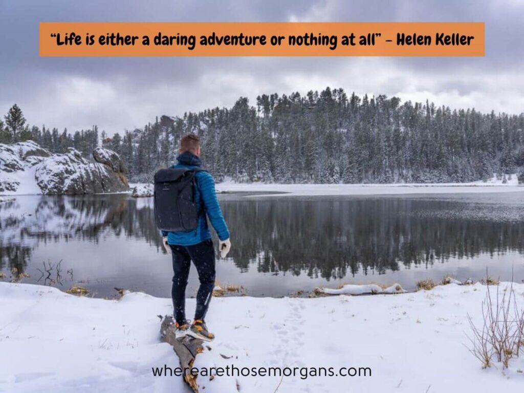 life is a daring adventure said by Helen Keller