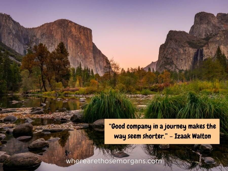 good company in a journey makes the way seem shorter