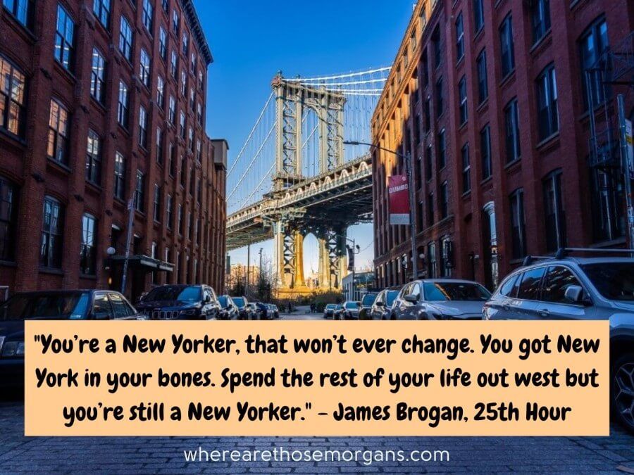 quote: new york looks good on you