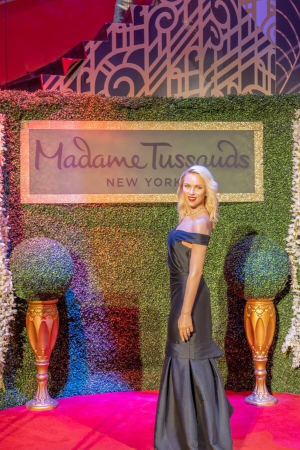 Wax figure at Madame Tussauds in NYC