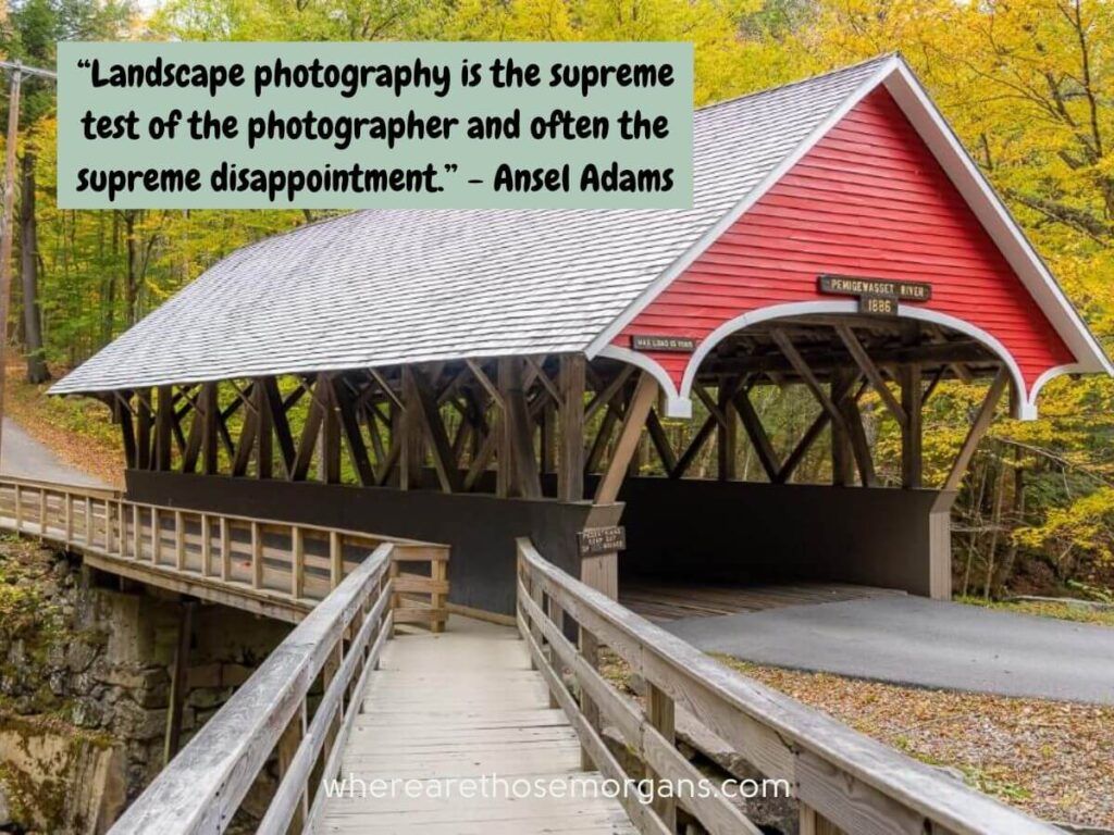 Landscape photography us the supreme test of the photographer
