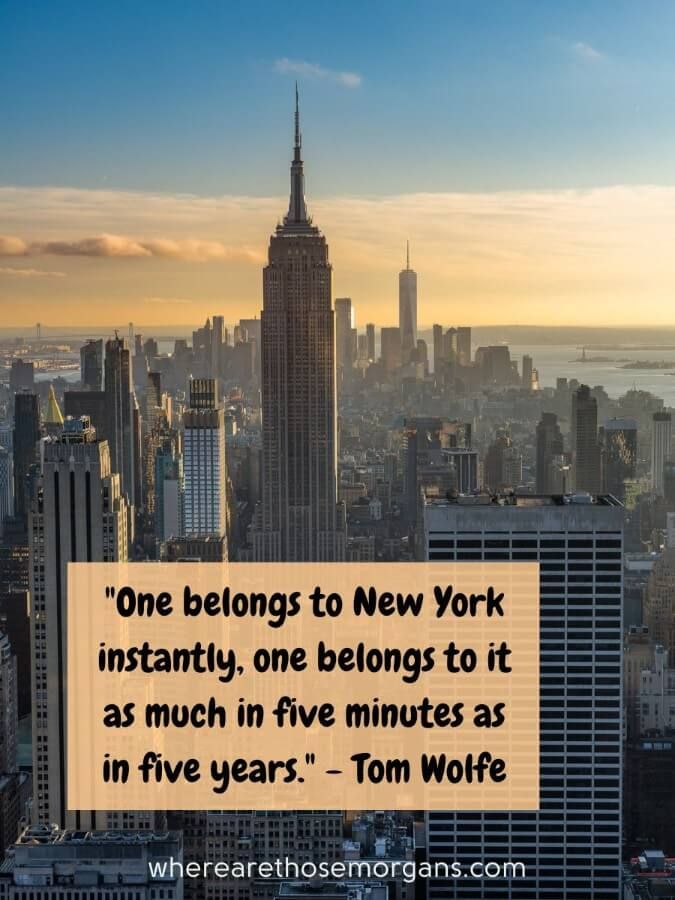 70 Most Famous Quotes About New York City (NYC)