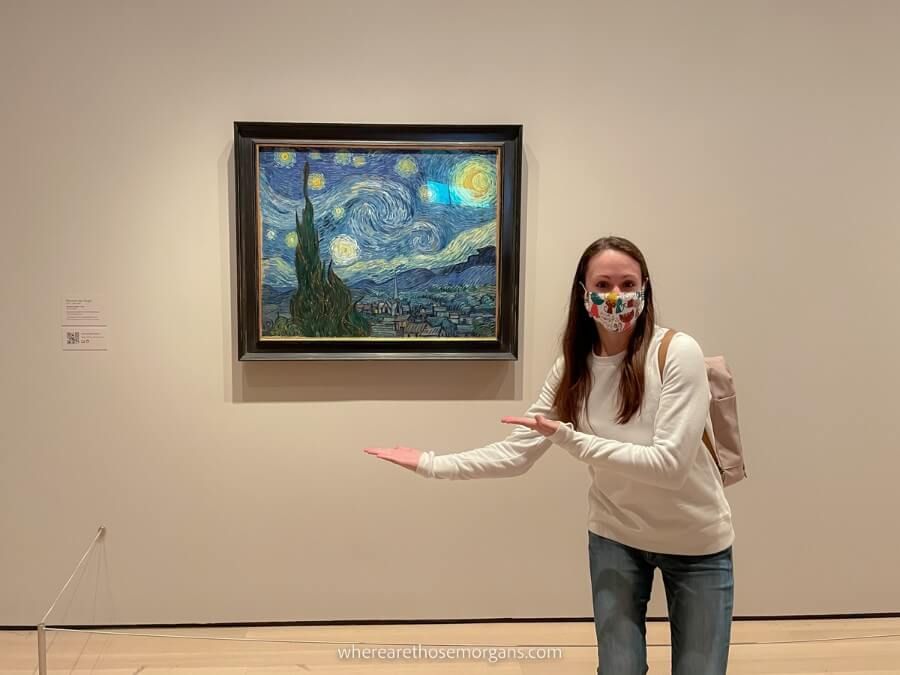 Vincent Van Gogh's Starry Night at the Modern Museum of Art