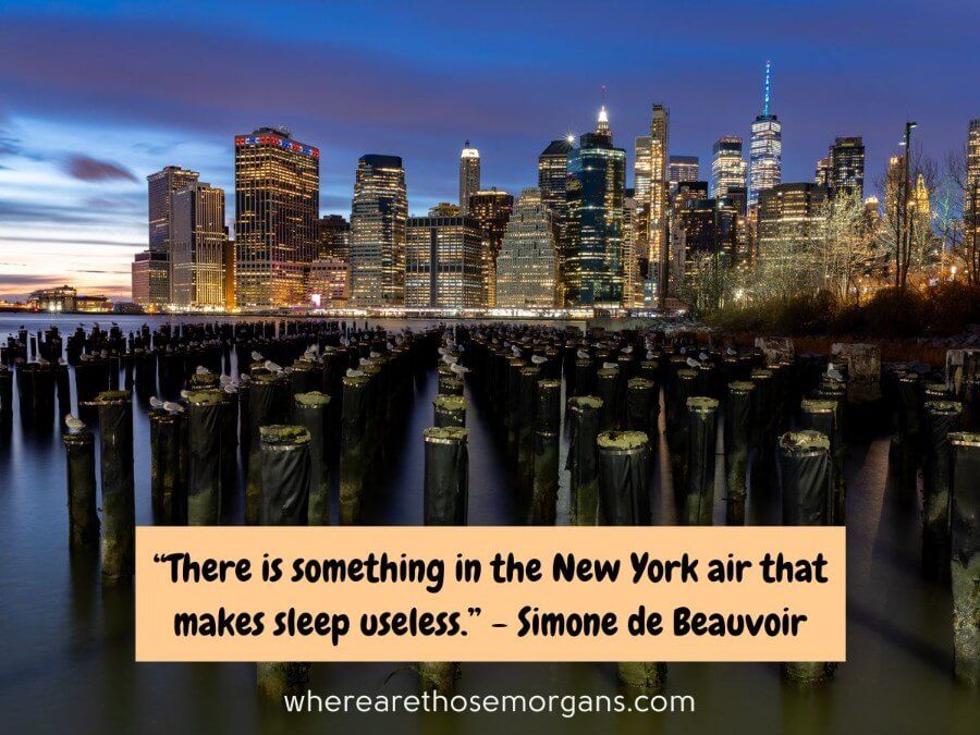 quote: new york looks good on you