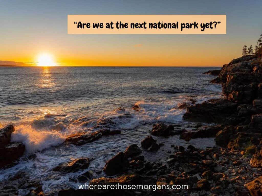 Are we at the next national park yet?