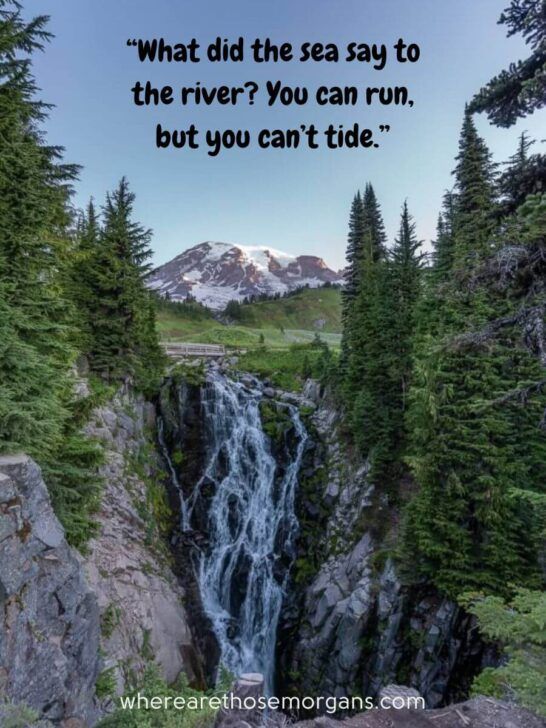 101 Stunning Waterfall Quotes, Captions + Puns