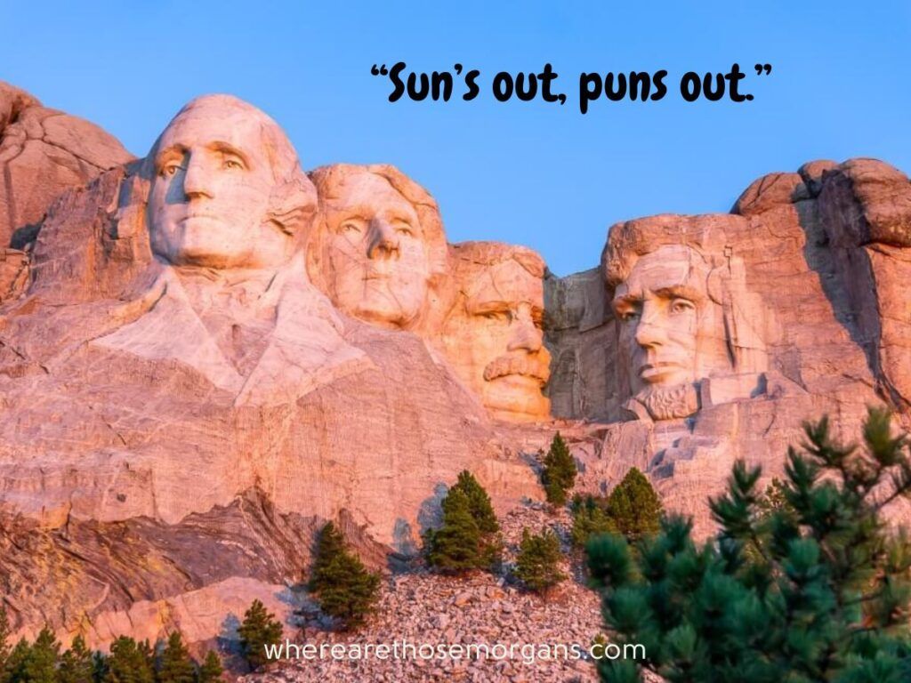 Sun's out, puns out