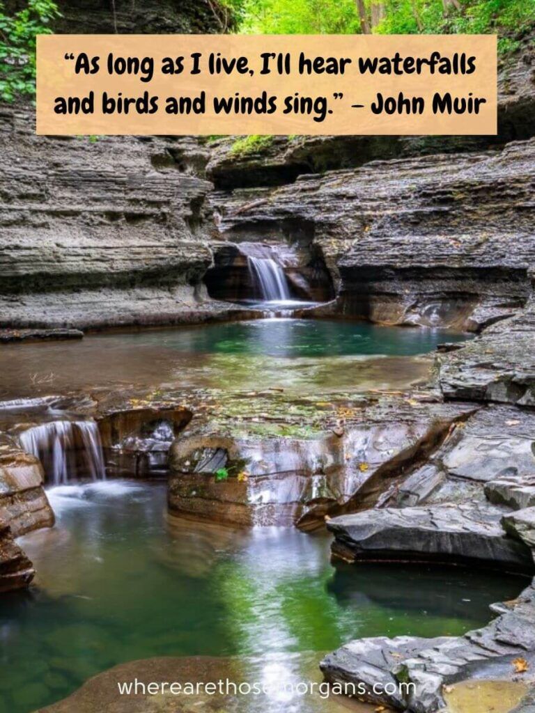 As long as I live, I'll hear waterfalls and birds and winds sing