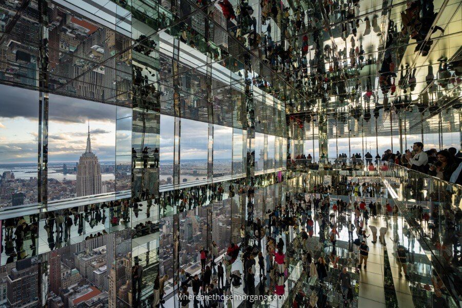 The gorgeous view of the Empire State Building from Transcendence II