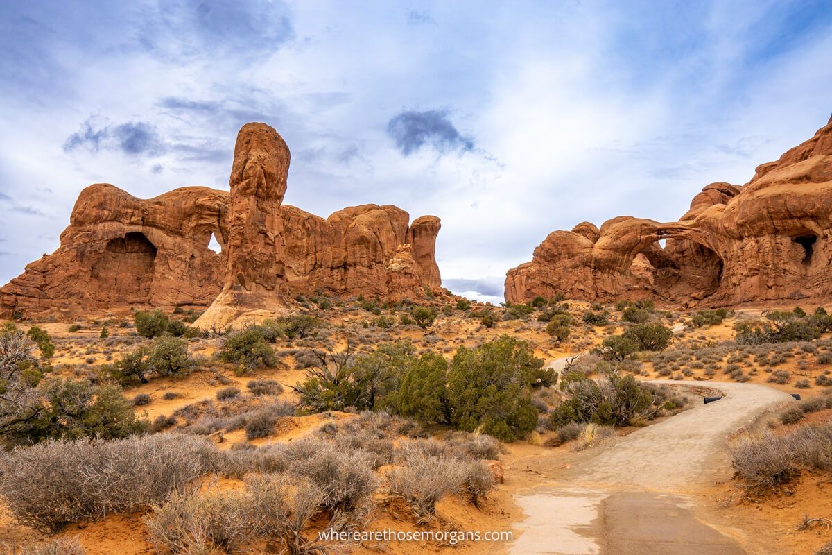 Arches National Park is the most popular place to visit in Moab USA with mind blowing rock formations