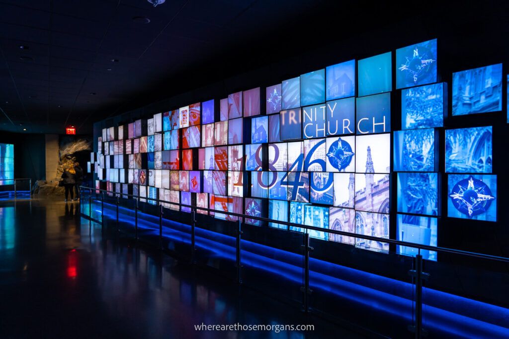 Many screens featuring the Horizon Grid at One World Trade Center