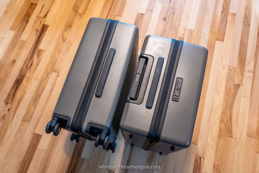 Carry on and checked bag luggage set by LEVEL8