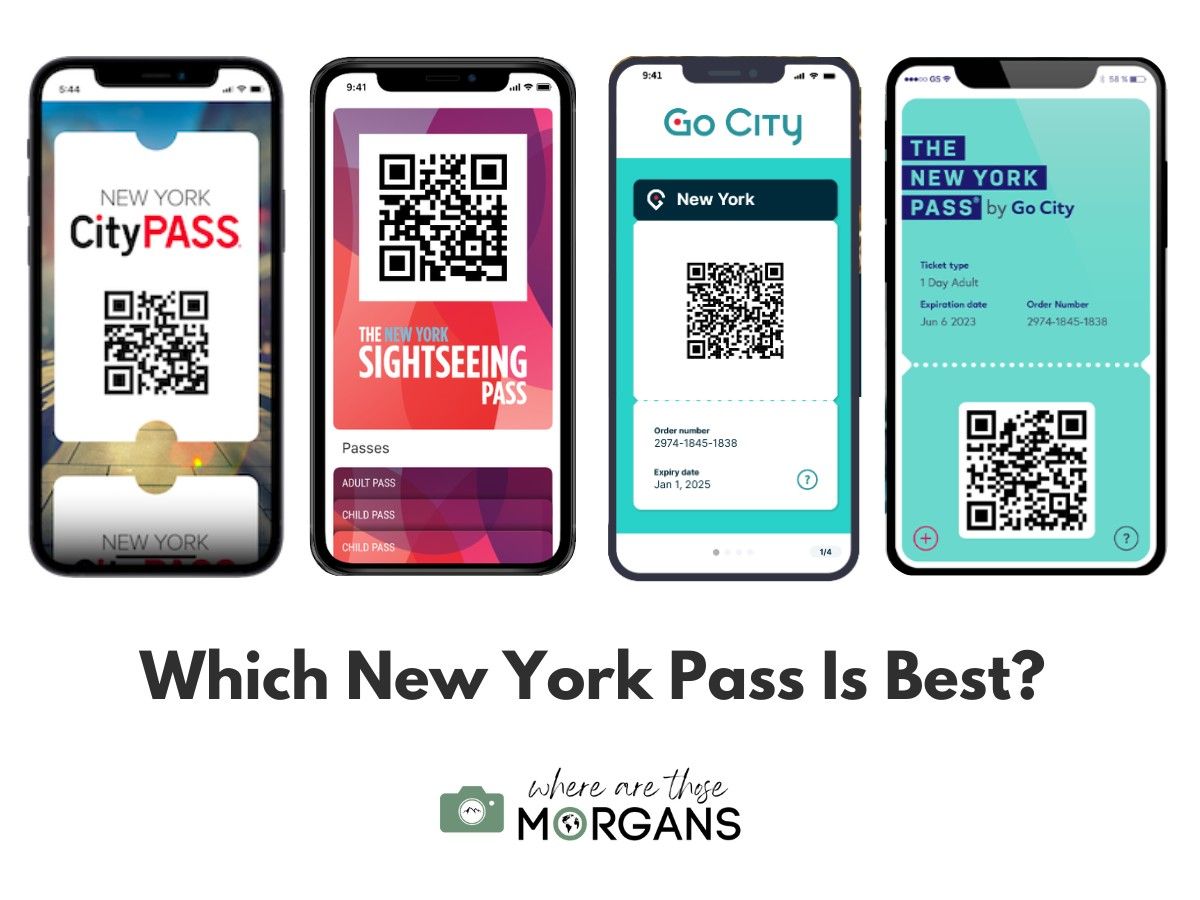 Four attraction passes for new york city