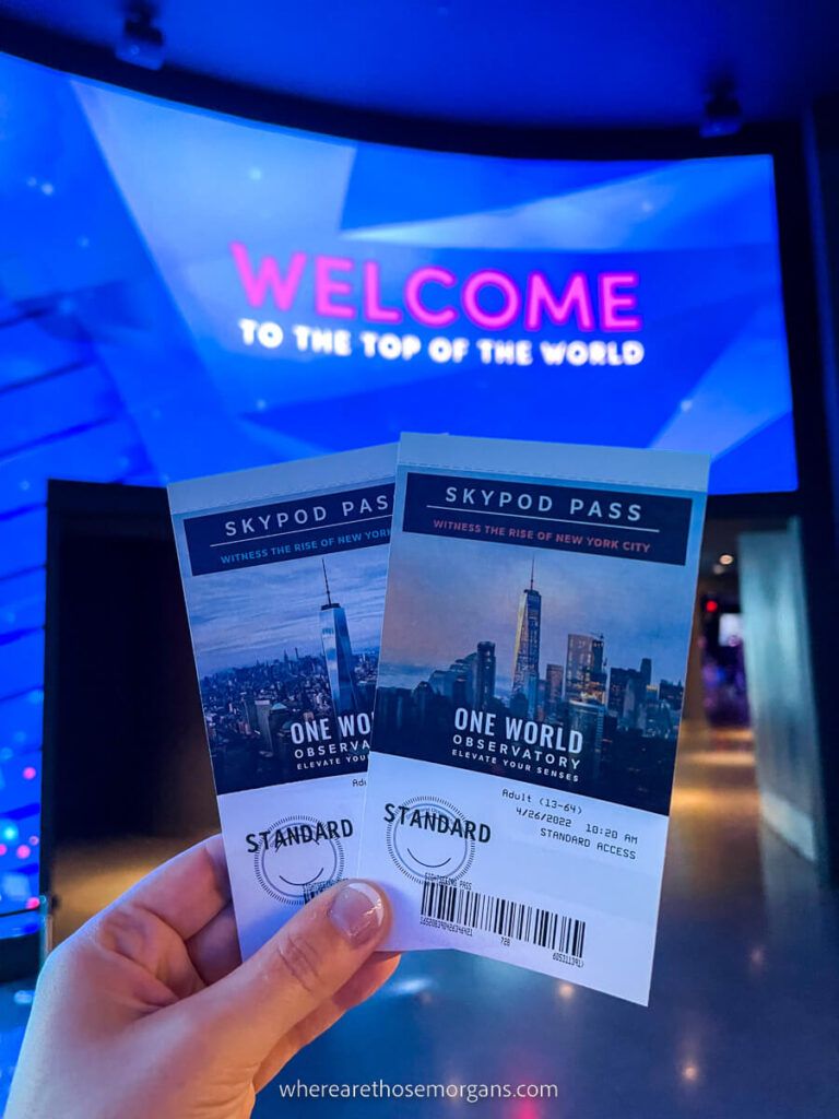 Skypod Pass to One World Observatory in the One World Trade Center