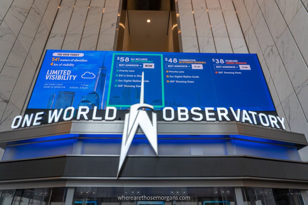 How To Visit One World Observatory  Helpful Tips, Photos & is It Worth It?  – Earth Trekkers