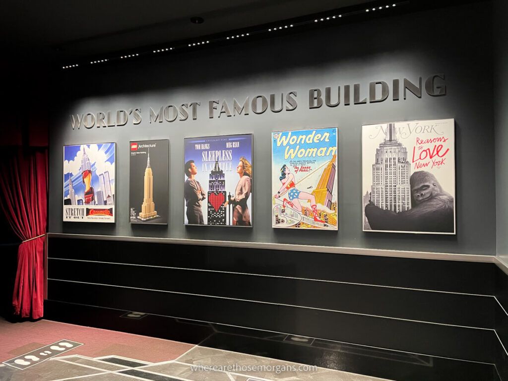 World's famous building exhibits at the Empire State Building