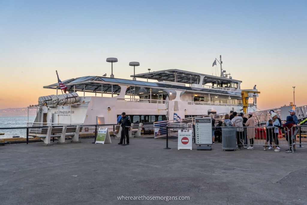Alcatraz Cruise ferry run by City Experiences