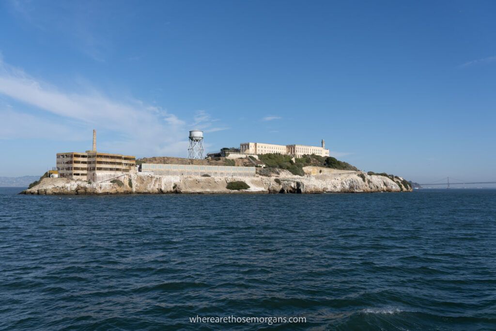 Alcatraz Island from the San francisco Bay