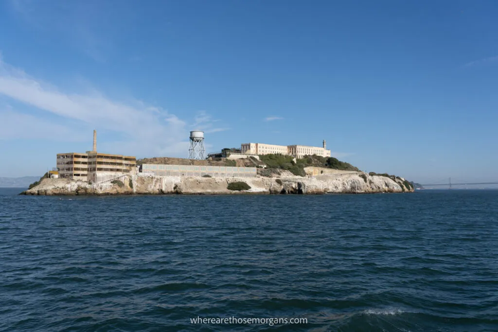 Alcatraz Island from the San francisco Bay